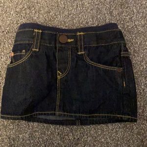 Like new old navy denim baby skirt.